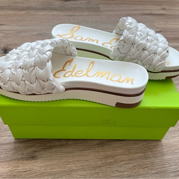 Sam Edelman ainslie white nappa sandals. Size 6 - Picture 4 of 8